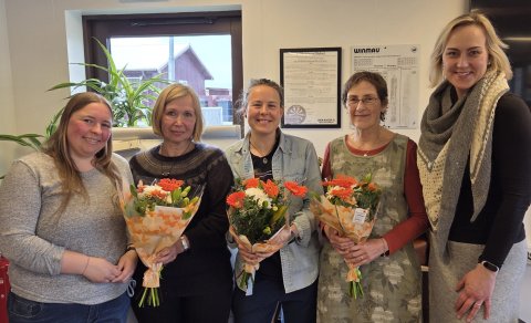 Eva Jodasová, Barbora Fialová, Birgitta María Braun og Agnieszka Karczmarczyk voru færðar þakkir frá&hellip;