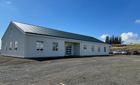 Nýja skrifstofuhúsnæði UTU við Hverabraut 6 á Laugarvatni